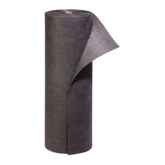 Pig Mat137 Sorbents, 20 Gal, 30 In X 150 Ft, Universal, Gray, Polypropylene