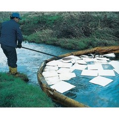 Brady Env150 Sorbent Roll, 44 Gal, 30 In X 150 Ft, Oil, White, Polypropylene