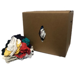 Pallet of Colored Sweatshirt Rags (50 LB) – 16 Boxes – 800 Lbs – Free Shipping!!