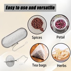 Yinluluna 3 Pack Ultrasonic Cleaner Small Parts Basket, Stainless Steel Mesh…