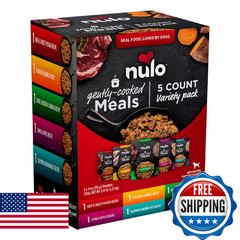 Nulo Gently Cooked Dog Food Variety Pack 9oz Shelf Stable 5 Count