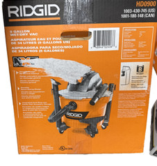 RIDGID 9 Gallon 4.25 Peak HP NXT Shop Vacuum Wet Dry Vac with General Debris