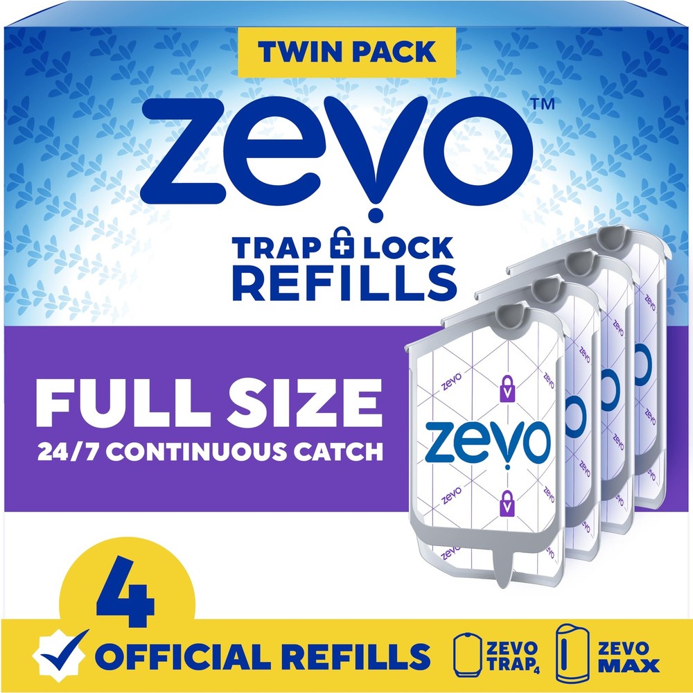 Zevo Flying Insect Trap Official Refill Cartridges – Fits Both White
