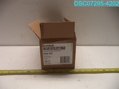 QTY=5( 1 BX OF 5):Boardwalk BWK402 Medium-Duty 4″ 5/8x 10″ Pad Blue 749507985716