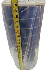 HEPA Cylindrical Filter 21′ X 10′ Inches & 21′ X 7′ Activated Carbon Filter