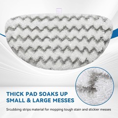 S2U 6-Pack Bissell Steam Mop Pads For Bissell Powerfresh Steam Mop Pads