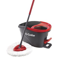 O-Cedar 148473 Microfiber EasyWring Spin Mop 12 W in. with Bucket
