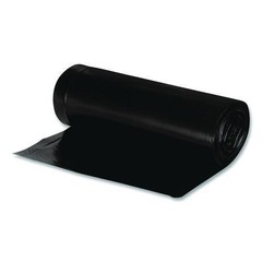 Earthsense Can Liners, 60 gal, 2 mil, 38″x58″, Black, 10 Bags/Roll, 10 Rolls/CT