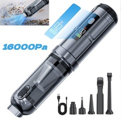 Cordless Handheld Vacuum Cleaner w/ Blower Strong Real Suction for Car and Home