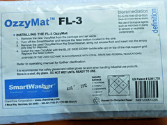 OzzyMat SmartWasher multi layer mats, 1 lot of 5 mats (4 – FL4 & 1 – FL3)
