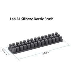 6Pcs A1 Nozzle Brush Replacement Compatible with Bambu Lab Heatbed,…