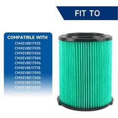 CMXZVBE38753 Cartridge Vacuum HEPA Filter Suitable For Craftsman 5-20 Gallon
