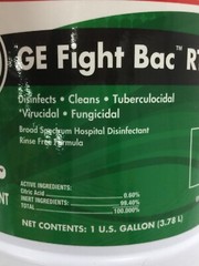 BETCO Disinfectant 390 GE Fight Bac RTU Cleaner Concentrate, RLB961A, 4 GALLONS