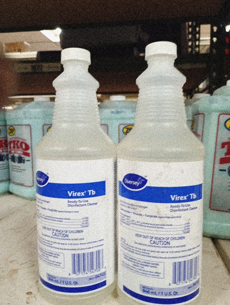 2 Qts, Diversey Virex TB Ready-to-Use Disinfectant Cleaner Hospital Grade , 338