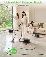 22-in-1 1500W High Pressure Steam Cleaner Kit Portable Steamer for Home Car Tile