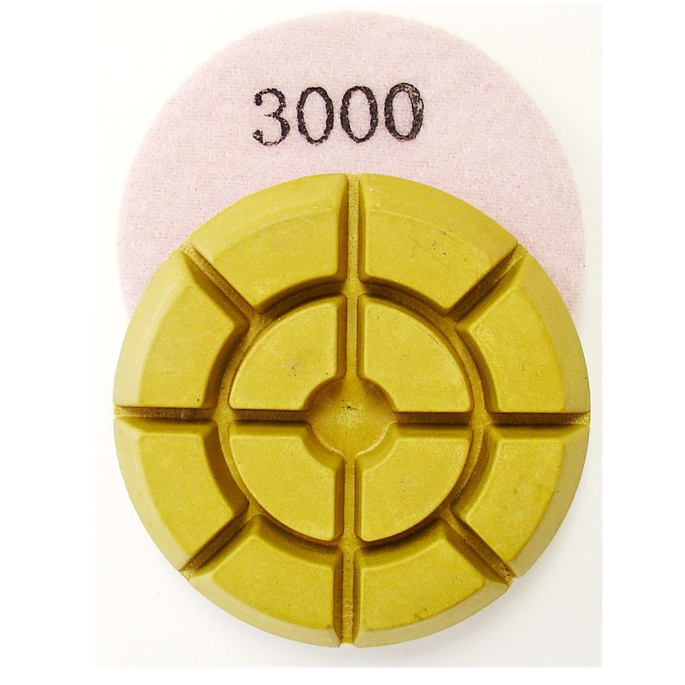 3” Dry Diamond Polishing Pad for Concrete – 3000 Grit