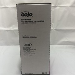 “GOJO 7220 RICH PINK 2000 mL AB Lotion Soap Refill PRO TDX Dispenser