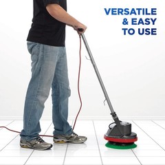 Commercial Orbiter Hard Floor Cleaner – 50ft Cord, 13in Wide Path, Versatile Use