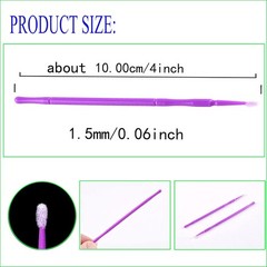 100 Pcs Touch Up Paint Brushes for Automotive Chip Repair, Fine Detail Work and
