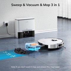 Ilife A30 Pro Robot Vacuum And Mop Self Emptying Station For 60 Days 5000Pa