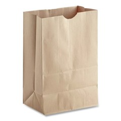 General SK1857 1/8 BBL 57 lbs. cap. Squat Paper Grocery Bag – Kraft (500/BD) New