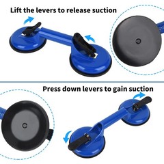 Floor Gap Fixer Tool for Laminate Repair Include Suction Cup Blue-1
