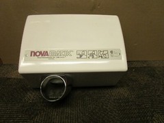 NOVA MATIK MODEL 220 WHITE SURFACE MOUNT AUTOMATIC HAND DRYER 240 VOLT 9 AMP