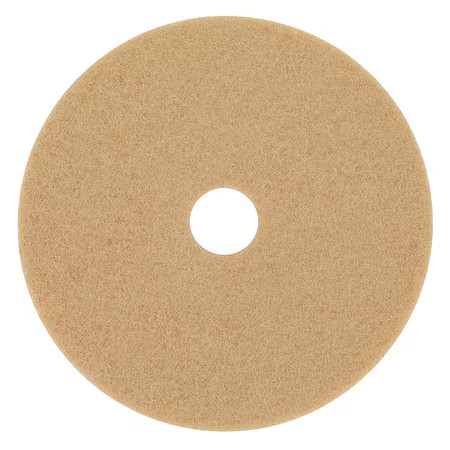 3M 3400 Burnishing Pad, 27 In, Tan, Pk5