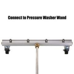 M MINGLE Pressure Washer Undercarriage Cleaner, Under Car 13 Inch, Silver