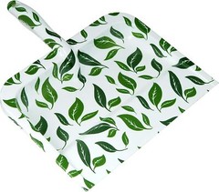 Superio Broom and Dustpan Set Leaf Design Print, Durable Home and Kitchen Broom