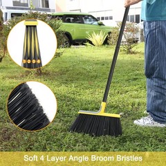 KeFanta Outdoor Broom for yellow outdoor broom new, Yellow