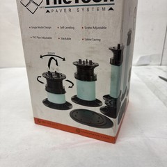 Tile Tech Paver Hybrid Adjustable Pedestal System White & Black Stackable