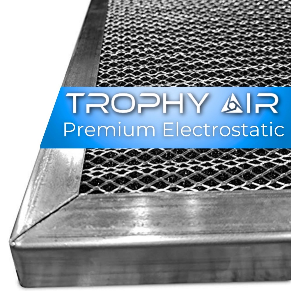 Washable Electrostatic HVAC Furnace Air Filter, Lasts a Lifetime, 6 Stage Per…