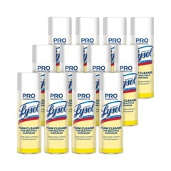 Professional LYSOL Brand 02775CT 24 oz. Aerosol Foam Cleaner (12/Carton) New