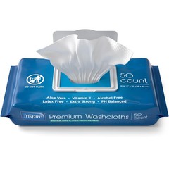 Inspire Adult Wet Wipes, Wash Cloths | Wipes for Incontinence 50 Count