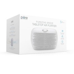 Pure Enrichment PureZone Breeze Tabletop 2-in-1 Air Purifier – True HEPA Filt…