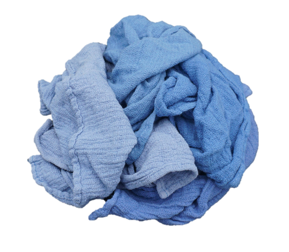 100 PREMIUM BLUE HUCK TOWELS GLASS CLEANING JANITORIAL LINTLESS SURGICAL TOWELS!