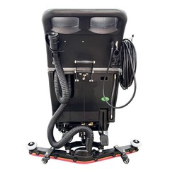 110V Commercial Auto Floor Scrubber Machine 10.6Gal+13.2Gal Wire Type Scrubber