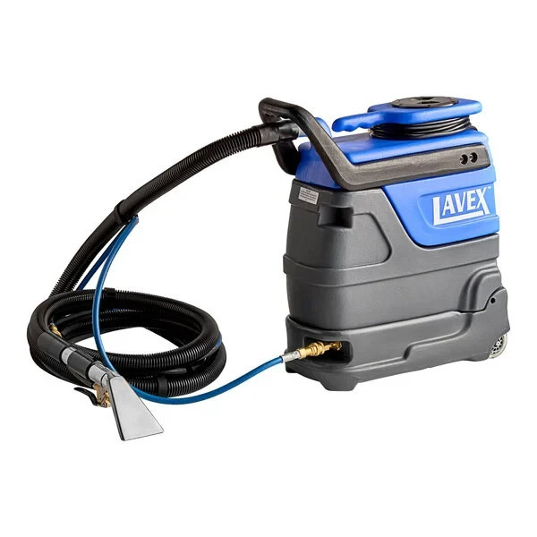 LAVEX 2-Stage Heated Spot Extractor 15′ hoses 4″ Stainless tool 3 Gallon 55PSI
