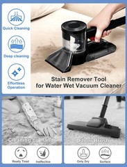 Sub Surface Carpet Extraction Vacuum Attachments for 3.2mm, 3.5mm, Black