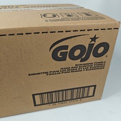 72 Towel GoJo 6396 Pre-Moistened Scrubbing Hand & Surface Wipes Citrus