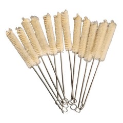 Brush, Test Tube, Natural Bristles, 17x50x150mm, Pack of 12