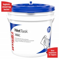 WypAll Power Clean WetTask Wipers, 06001, For Solvents System, 6 Roll/Case