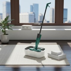 Rotating Mop Easy to Use Floor Cleaner Lightweight