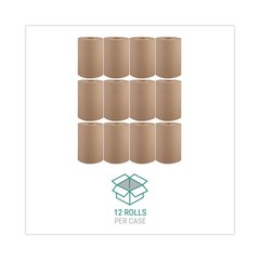 Windsoft 108 8 in. x 350 ft. 1-Ply Hardwound Roll Towel – Natural (12 RL/CT) New