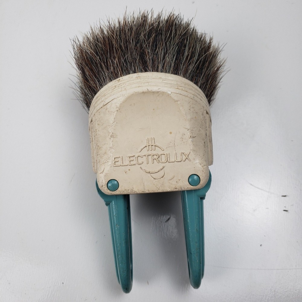 Vintage Electrolux Vacuum Dusting Brush Horsehair Attachment 7816-1 Teal Cream