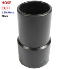 VACUUM HOSE CUFF adapter adaptor connector 1.5″ Black carpet Clean