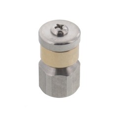Erie Tools Rotating 1/4″ Sewer Jetter Nozzle for Drain Cleaning 3.5 Orifice