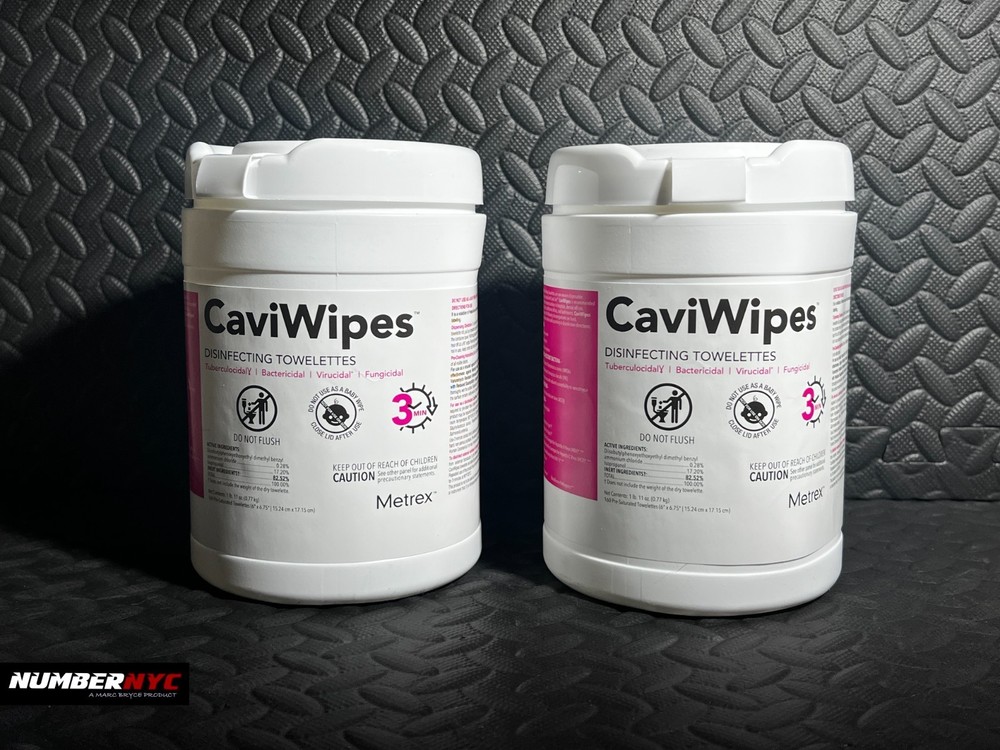 2x Metrex CaviWipes 160 Towelettes Disinfecting Wipes Regular Kerr 13-1100