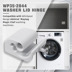 WP35-2044 Lid Hinge 35-2044 Washer Fits for Whirlpool (2 Pack) White